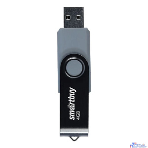 Smartbuy USB Drive 4GB Twist Black (SB004GB2TWK)
