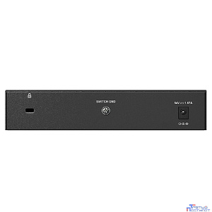 D-Link DGS-1008P/E1A Неуправляемый коммутатор с 8 портами 10/100/1000Base-T (4 порта PoE 802.3af/at, PoE-бюджет 80 Вт)
