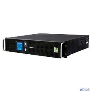 ИБП CyberPower PR1000ELCDRT2UA {Line-Interactive, 1000VA/900W USB/RS-232/Dry/EPO/SNMPslot/RJ11/45 (8 IEC С13), 12В/7 Ач х 4}