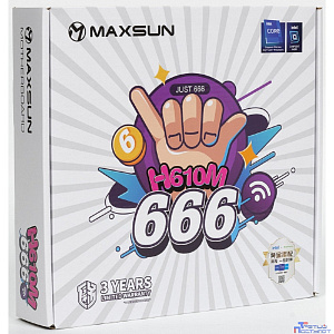 MAXSUN MS-H610M 666 WIFI6 (Socket 1700, mATX, 2*DDR4, VGA/HDMI, 4*SATA3, 1*M.2, 1*PCIEx16/1*PCIEx1, 3*USB2.0, 2*USB 3.2 Gen1, LAN 1*1G, Bluetooth,  Wi-Fi 802.11ax, RTL)