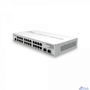 MikroTik CRS326-24G-2S+IN Коммутатор,24Gigabit Ethernet, 2 SFP+ настольное исполнение