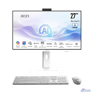 MSI Modern AM273QP AI 1UM-094XRU [9S6-AF0112-094] White 27" {WQHD Core Ultra 7 155H/32Gb/SSD1Tb Graphics/CR/noOS/kbm}