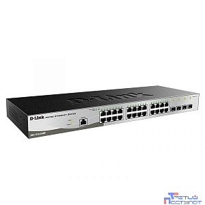 D-Link DGS-1210-28/ME/P/B2A Управляемый L2 коммутатор, 24x1000Base-T, 4x1000Base-X SFP, ИБП(с функцией ИБП при подключении внешнего аккумулятора DC 12 В)