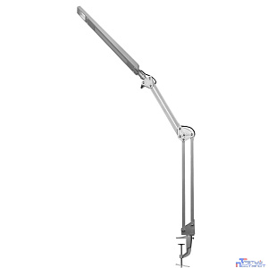 Camelion KD-821  C03 серебро LED (Св-к наст.,8 Вт, 230В, 2 ур.ярк,350лм, струбцина)