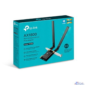 TP-Link Archer TX20E Двухдиапазонный адаптер PCI Express с поддержкой Wi-Fi AX1800 и Bluetooth 5.2