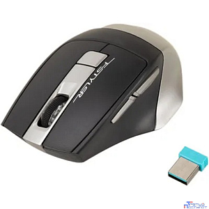 Мышь беспроводная A4Tech Fstyler FB35 , серый , оптическая, 2000dpi, BT/Radio, USB, 6 кнопок