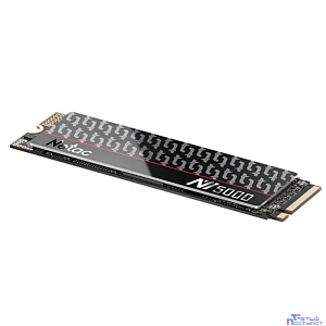 Netac NV5000t 500Gb [NT01NV5000t-500-E4X] M.2 2280, PCI-E 4.0 x4, 3D NAND, 4800/2700MBs, NVMe 1.4, 320TBW, с радиатором