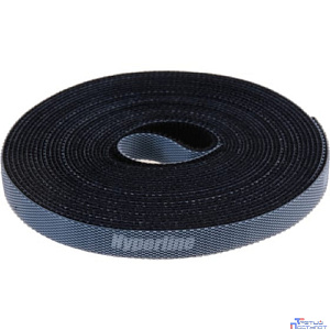 Hyperline WASNR-5x9-BK Лента (липучка) в рулоне, ширина 9 мм, длина 5 м, черная