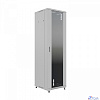 NTSS Шкаф напольный универсальный серверный NTSS R 18U 600х600мм, 4 профиля 19, двери стекло и сплошная металл, боковые стенки съемные, регулируемые опоры, разобранный, серый RAL 7035 NTSS-R18U6060GS-