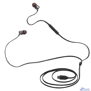Гарнитура внутриканальные JBL Tune 310C черный проводные в ушной раковине (JBLT310CBLK)