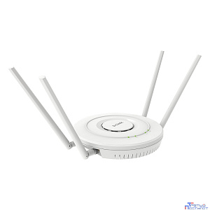 D-Link DWL-6610APE/B1A Беспроводная двухдиапазонная унифицированная точка доступа AC1200 с поддержкой PoE и 4 внешними съемными антеннами
