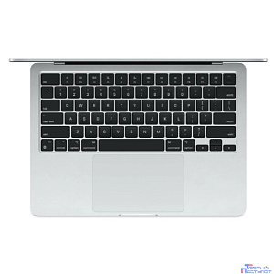 Apple MacBook Air 13-inch 2025 [MW0X3PA/A] (КЛАВ.РУС.ГРАВ.) Silver 13.6" Liquid Retina {(2560x1600) M4 10C CPU 10C GPU/16GB/512GB SSD/рекоменд.переходник 11007065} (A3240)