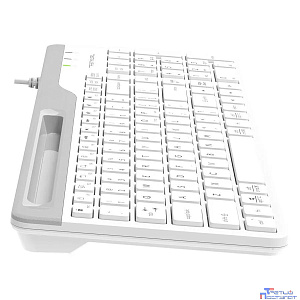 Клавиатура A4Tech Fstyler FK25 белый/серый USB slim [1530217]