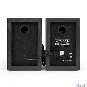 ExeGate Maestro SPS-605 (Активная, питание 220В, 2х3Вт, 30-18000Гц, цвет черный, дерево, разъем для наушников, Color Box)