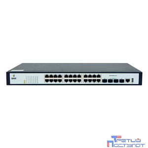 SNR SNR-S2989G-24TX Управляемый коммутатор уровня 2, 24 порта 10/100/1000Base-T, 4 порта 1/10G SFP+