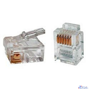 Gembird  Коннектор телефонный RJ12  MP-6p6c (100 шт. в уп.!!!)