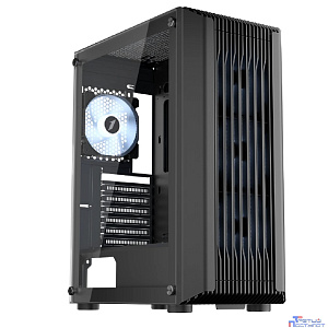 1STPLAYER BULLET HUNTER H6 ARGB Black / ATX / 4x120mm ARGB fans / H6-BK-4F7