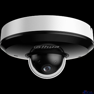 DAHUA DH-SD1A204DB-GNY Мини-купольная PTZ IP-видеокамера 2Мп, 1/2.8” CMOS, моторизованный объектив 2.8~12мм (4x), видеоаналитика, ИК до 20м, IP66, IK08, корпус: металл