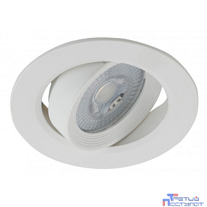 Эра Б0037037  KL LED 22A-5 4K WH Светильник ЭРА светодиодный круглый поворотн. LED SMD 5W 4000K, белый
