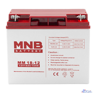 MNB Battery MNB MM 18-12 (12V/18Ah) T3 {УТ-00003176}