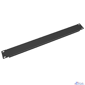 Cabeus SH-J019-1U-BK Заглушка (Фальш-Панель) 19" 1U, цвет черный (RAL 9004)