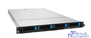 Серверная платформа/ ASUS RS700-E11-RS4U, 1U, 2 x LGA4677, 32 DIMM DDR5,  4 x 3.5/2.5" hs SATA/SAS*/NVME, 2 m.2, Up to 3+1 PCIe slot (+-1 x OCP 3.0 ), 2 x 10Gbe (X710) RJ45 port, 1+1 1200W