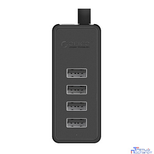 ** 1328355 ORICO W5P-U2-BK USB-концентратор Orico W5P-U2 (черный)