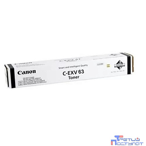 Canon Тонер/ TONER C-EXV 63 BLACK Черный