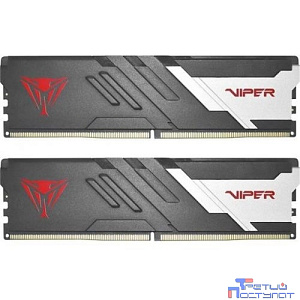Память DDR5 2x16Gb 6600MHz Patriot PVV532G660C34K Viper Venom RTL Gaming PC5-52800 CL34 DIMM 288-pin 1.4В kit с радиатором Ret