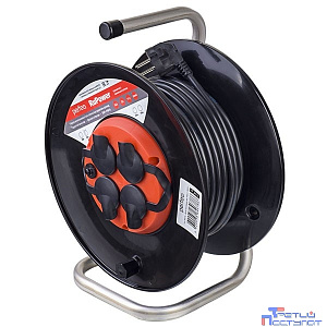 Perfeo удлинитель на катушке без заземления "RU POWER",PF_B4678 (30м 4гн с т/з 16А ПВС 3х1,5 IP44 (РБК16))