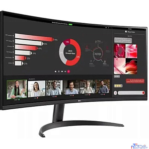 LCD LG 34" 34WR50QK-B UltraWide {VA 3440x1440 Curved 100Hz 2xHDMI DisplayPort}