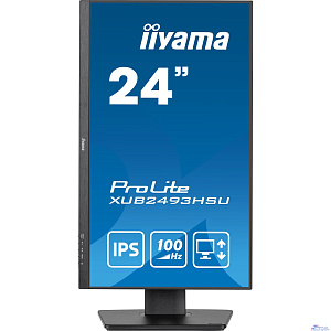 LCD IIYAMA 23.8" XUB2493HSU-B7 {IPS 1920x1080 100Hz 1ms 300cd HDMI DisplayPort USB M/M Pivot HAS}