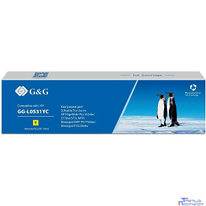 Картридж струйный G&G GG-L0S31YC 976YC желтый (245мл) для HP PW Pro 577/552/ Enterprise 556/586