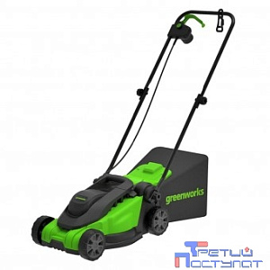 Greenworks GD1200LM32 Газонокосилка электрическая, 1200Вт, 32 см [2517807]