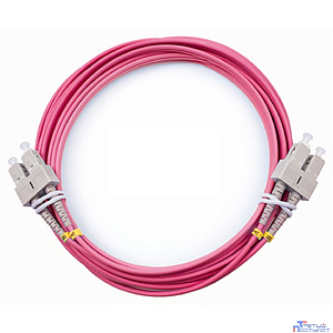 Cabeus FOP-50-OM4-SC-SC-5m Шнур оптический duplex SC-SC 50/125 mm OM4 5м LSZH