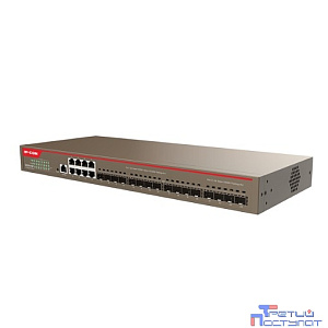 IP-COM G5324-16F Коммутатор управляемый в стойку, 8*1Gbit RJ45, 16*SFP 1Gbit,  console port