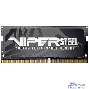Память DDR4 8Gb 3200MHz Patriot PVS48G320C8S Steel Series RTL PC4-25600 CL22 SO-DIMM 260-pin 1.2В single rank