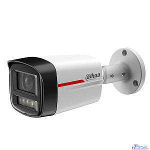 DAHUA DH-IPC-HFW2449TLP-S-LED-0280B-PRO Уличная цилиндрическая IP-видеокамера WizColor 4Мп, 1/1.8” CMOS, объектив 2.8мм, видеоаналитика, микрофон, LED 50м, IP67, металл