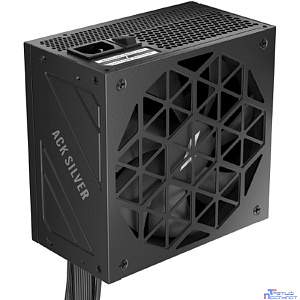 1STPLAYER Блок питания  ACK SILVER 850W Black / ATX 3.1, APFC, 80 PLUS Silver, Double Forward, DC-DC, full Teapo caps, 140mm fan, non-modular / HA-850BA7-BK