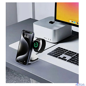 Aukey беспроводное зарядное устройство 3in1 travel Qi2 (AMC-LC-MC312)