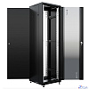 БАСТИОН SKAT TB-22R660GF-B Шкаф напольный универсальный серверный 22U 600х600мм, дверь стеклянная (4400) {1.5 года гарантия}