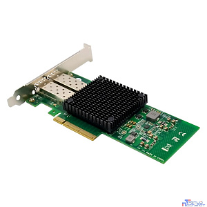 ORIENT XWT-INT520PE8 2SFP+, Сетевая карта PCI-Ex8 v2.0 2xSFP+ 10Gbps Server NIC, Intel 82599ES chipset, 10/1 Гбит/с, 2 планки крепления в комплекте (33298)