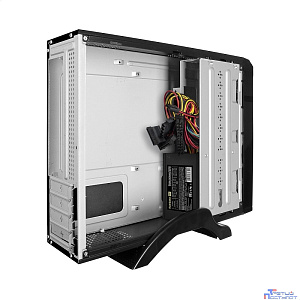 Exegate EX268691RUS Корпус MiniITX Exegate MI-207 Black, miniITX/mATX, <M450, 80mm>, 2*USB, Audio