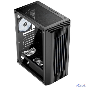 1STPLAYER BULLET HUNTER H6 ARGB Black / ATX / 4x120mm ARGB fans / H6-BK-4F7