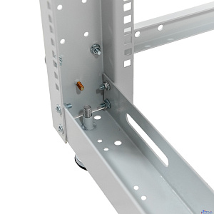 NTSS Стойка серверная NTSS OR двухрамная 33U 600-1000мм, комплект ножек, серый RAL 7035 NTSS-2POR33U/600-1000
