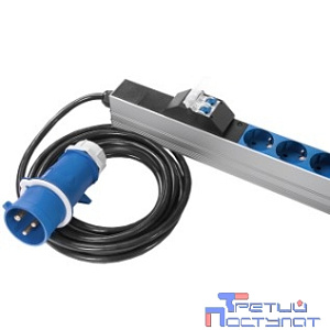 REM Верт блок розеток Rem-32, 1 фаза 32A, 2 авт,инд, 24 S, 1820 мм, вх IEC 309, шнур 3 м(R-32-24S-A-I-1820-3-2P)