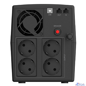 ИБП CBR QUANTUM QTM-1200 [Line Interactive 1200 VA / 720 W, 4 x EURO, HID-USB, RJ45]