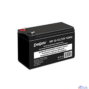 Exegate EX282968RUS Аккумуляторная батарея HR 12-12 (12V 12Ah 1251W, клеммы F2)