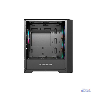 Powercase CMMXB-L4 Mistral Micro X4B, Tempered Glass, 4х 120mm 5-color fan, чёрный, mATX