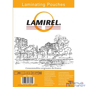 Пленка для ламинирования Fellowes Lamirel А6 125мкм 100шт (LA-78662)